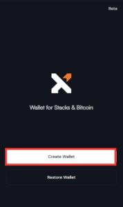 Create Wallet