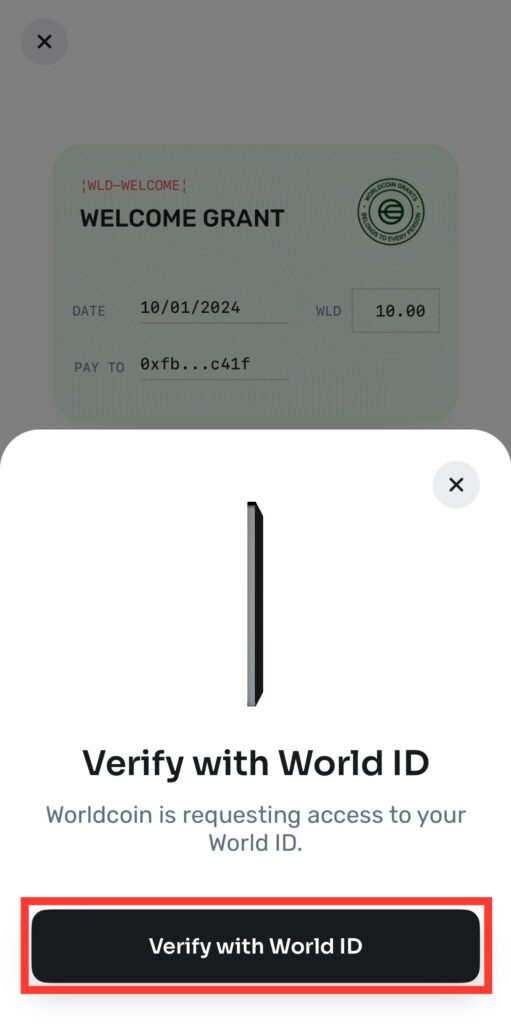Verify with World ID